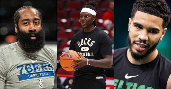 James Harden, Jrue Holiday, Jayson Tatum