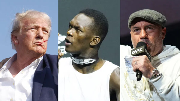 Donald Trump, Israel Adesanya, Joe Rogan