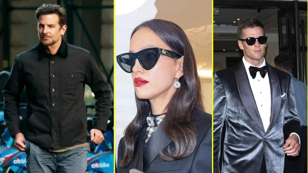 Bradley Cooper, Irina Shayk and Tom Brady