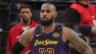 LeBron James angry
