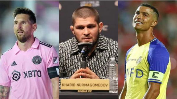 Khabib Nurmagomedov &#8211; Cristiano Ronaldo &#8211; Lionel Messi