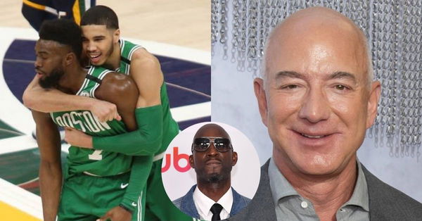 Jayson Tatum, Jaylen Brown, Kevin Garnett, Jeff Bezos