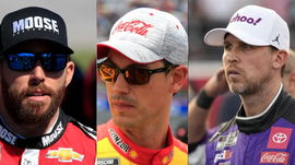 Ross Chastain, Denny Hamlin, Joey Logano