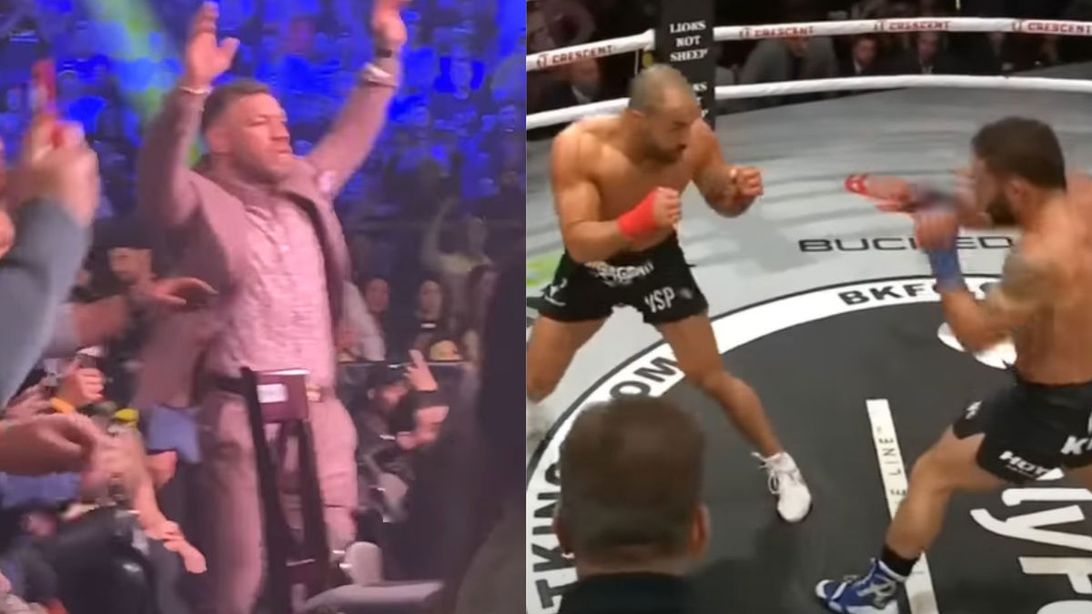 Conor McGregor Accused of Being a Double Agent During Eddie Alvarez and Chad Mendes Fight at BKFC 41 Conor McGregor Accused of Being a Double Agent During Eddie Alvarez and Chad Mendes Fight at BKFC 41