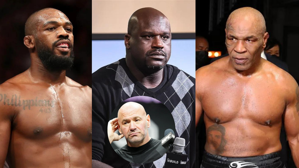 Jon Jones, Shaquille O&#8217;Neal, Mike Tyson, Dana White