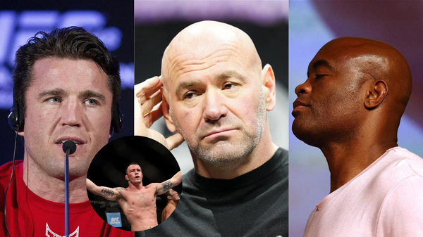 Chael Sonnen, Anderson Silva, Dana White, Colby Covington