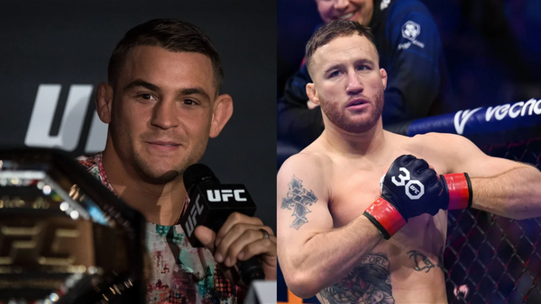 Dustin Poirier and Justin Gaethje