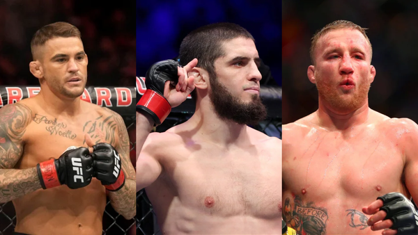 Dustin Poirier, Islam Makhachev, Justin Gaethje