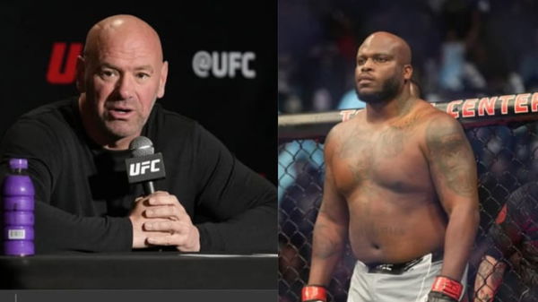 Dana White and Derrick Lewis