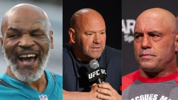 Mike Tyson, Dana White and Joe Rogan