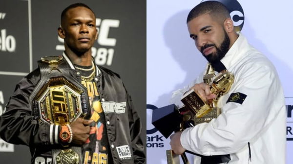 Israel Adesanya and Drake