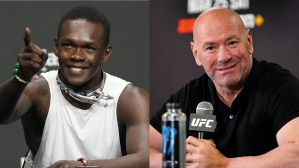 Israel Adesanya and Dana White