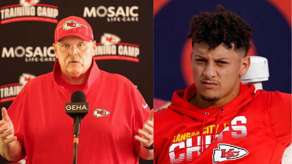 Andy Reid and Patrick Mahomes