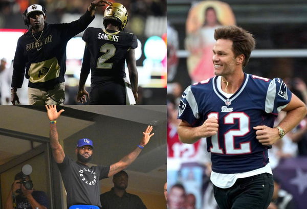 Tom Brady, LeBron James, Deion Sanders, Sheduer Sanders