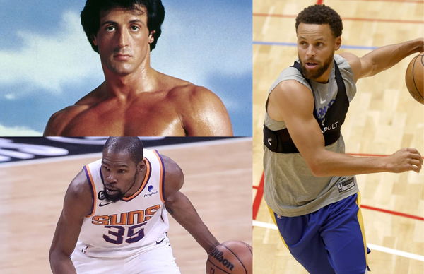 Sylvester Stallone, Stephen Curry, Kevin Durant