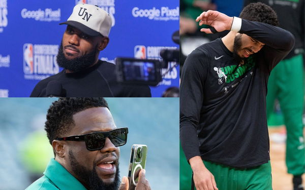 LeBron James, Kevin Hart, Jayson Tatum