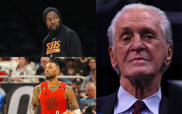 Pat Riley, Damian Lillard, Kevin Durant