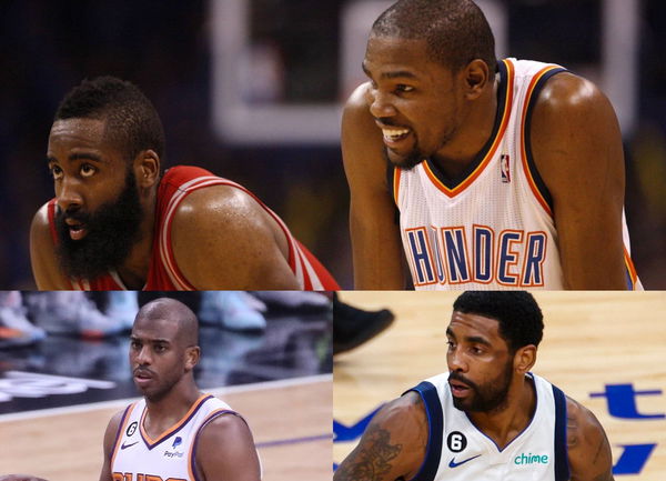 James Harden, Chris Paul, Kyrie Irving, Kevin Durant