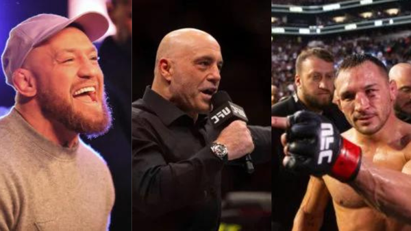 Joe Rogan , Conor McGregor, Michael Chanldler