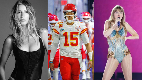 Patrick Mahomes, Taylor Swift, and Gisele Bündchen