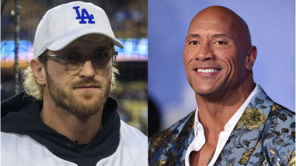 Logan Paul and Dwayne Johnson