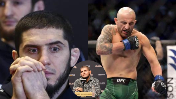 Islam Makhachev, Alexander Volkanovski, Khabib Nurmagomedov