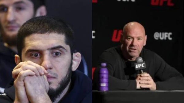 Islam Makhachev, Dana White