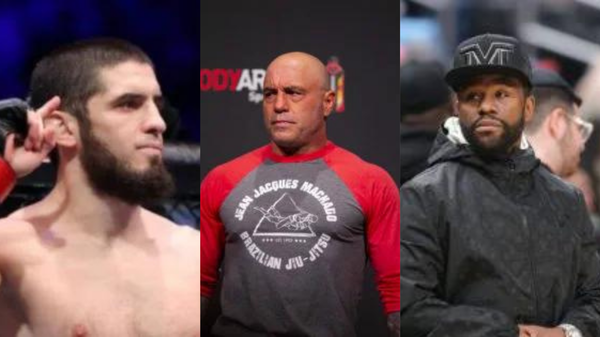 Islam Makhachev, Joe Rogan, Floyd Mayweather