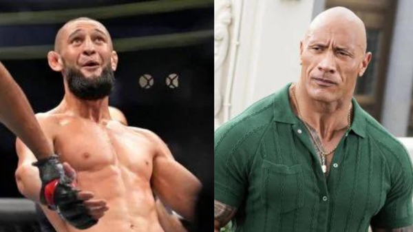 Khamzat Chimaev, Dwayne &#8216;The Rock&#8217; Johnson