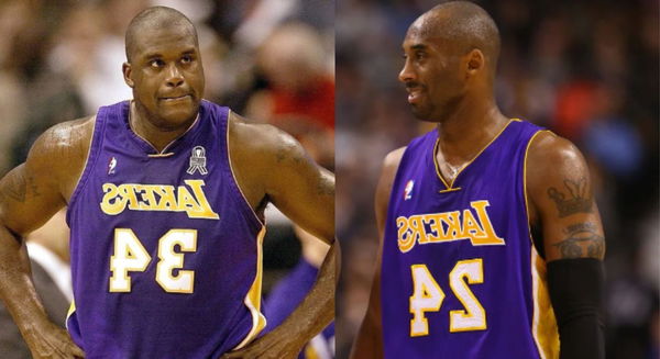 Shaquille O&#8217;Neal and Kobe Bryant