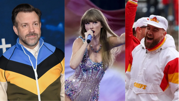 Jason Sudeikis, Taylor Swift and Travis Kelce