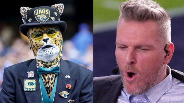 Jacksonville Jaguars&#8217; mascot and Pat McAfee