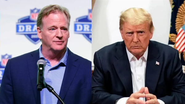 Roger Goodell and Donald Trump