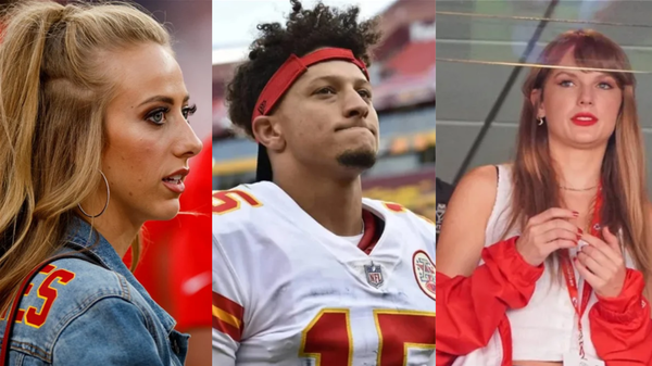 Brittany Mahomes, Patrick Mahomes and Taylor Swift