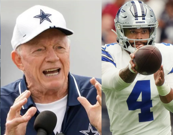 Jerry Jones, and Dak Prescott