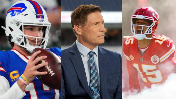 Josh Allen, Steve Young and Patrick Mahomes