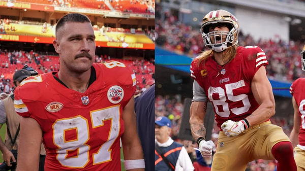 Travis Kelce and George Kittle