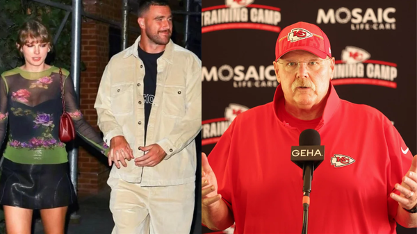 Taylor Swift, Travis Kelce and Andy Reid