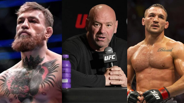 Conor McGregor, Dana White, Michael Chandler