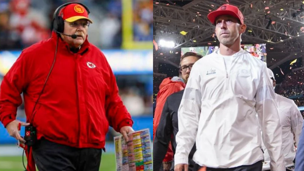 Andy Reid and Kyle Shanahan