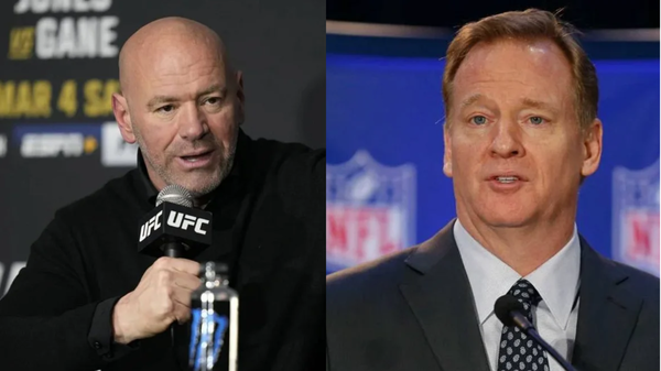 Dana White and Roger Goodell