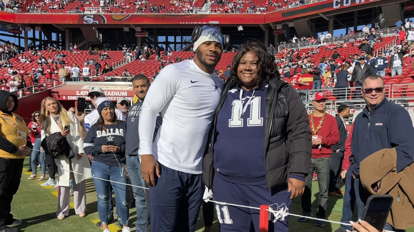 Micah Parsons and Sherese Parsons