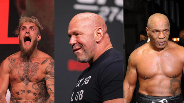 Jake Paul, Dana White, Mike Tyson