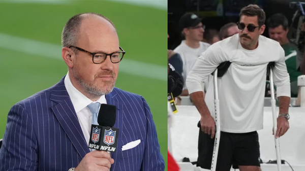 Rich Eisen and Aaron Rodgers