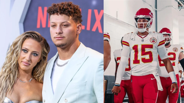 Brittany Mahomes and Patrick Mahomes