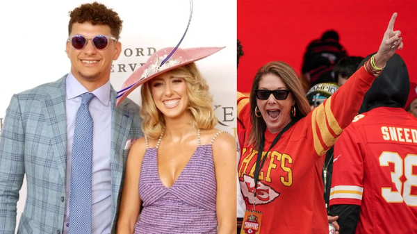 Patrick Mahomes, Brittany Mahomes and Randi Mahomes