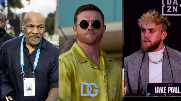 Mike Tyson, Canelo Alvarez, Jake Paul