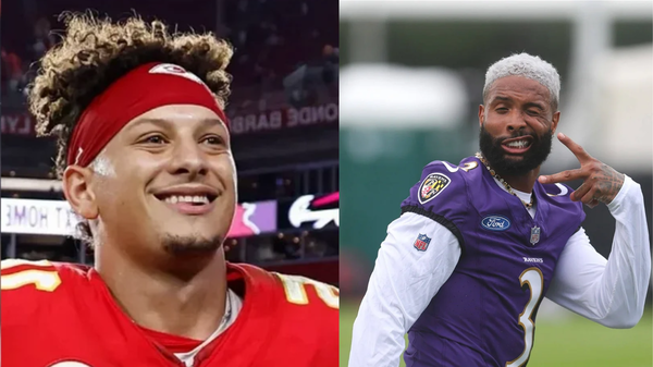 Patrick Mahomes and Odell Beckham Jr.