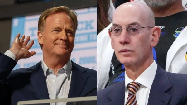 Roger Goodell and Adam Silver