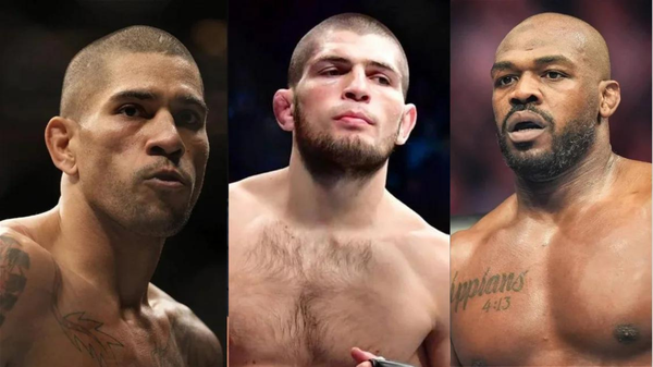 Alex Pereira, Khabib Nurmagomedov, Jon Jones